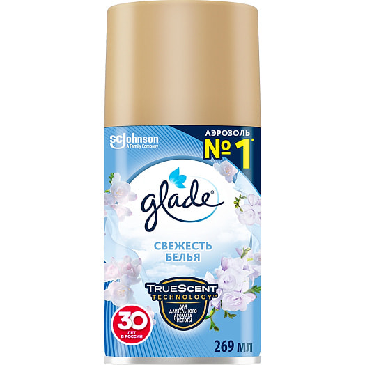 Освежитель воздуха Glade Automatic Свежесть белья (см баллон) 269мл ScJohnson Россия