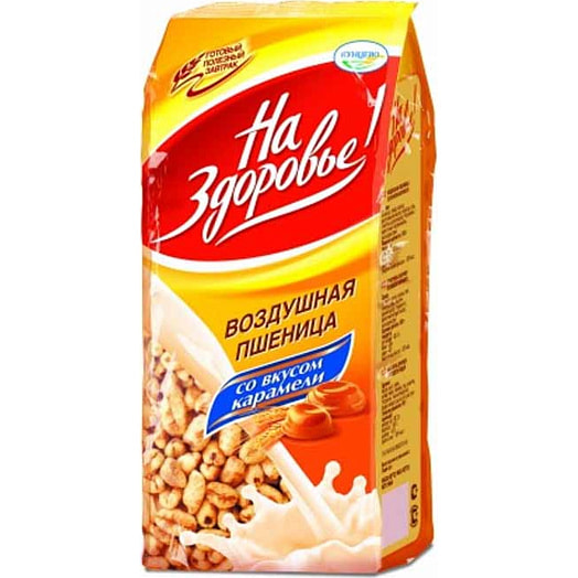 Воздушная пшеница 100г со вкусом карамели Россия