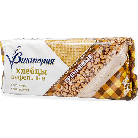 Хлебцы вафельные Виктория гречневые 60г ООО Русский продукт Россия Виктория