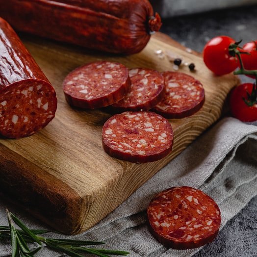 Продукт растительный Колбаса Чоризо 200г флоу-пак полукопченая ООО Гринбро Россия Dr. Grun