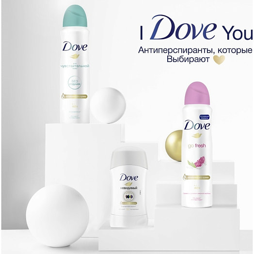 Антиперспирант 150мл бережная забота Unilever Россия DOVE