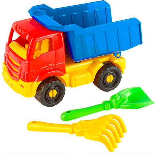 Набор N40 (Самосвал Ярослав,лопатка 13см,грабли 13см) Россия