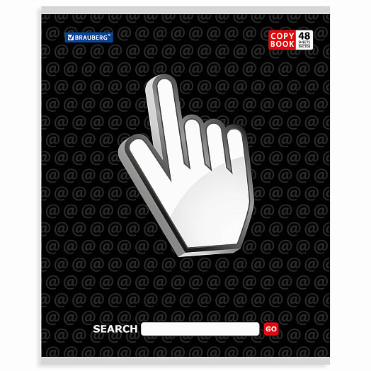 Тетрадь Brauberg В сети А5, 48 листов, линия арт.401898 Россия