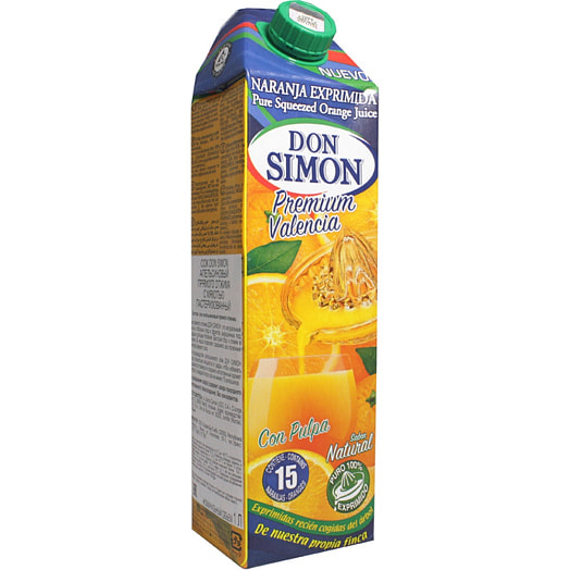 Сок Сок Don Simon 1л апельсиновый прямого отжима Гарсия Каррион Испания