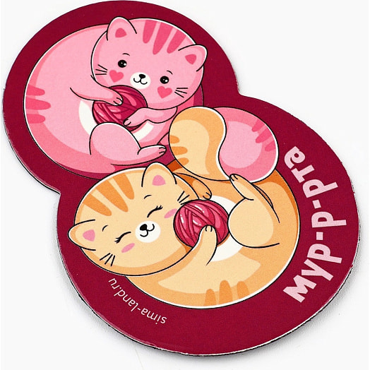 Подарочный набор Мур-мур (магнит, брелок 14,5х12см) арт.5186339 Китай