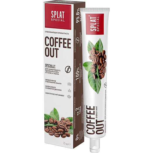 Зубная паста SPLAT Special 75мл COFFE OUT Россия SPLAT