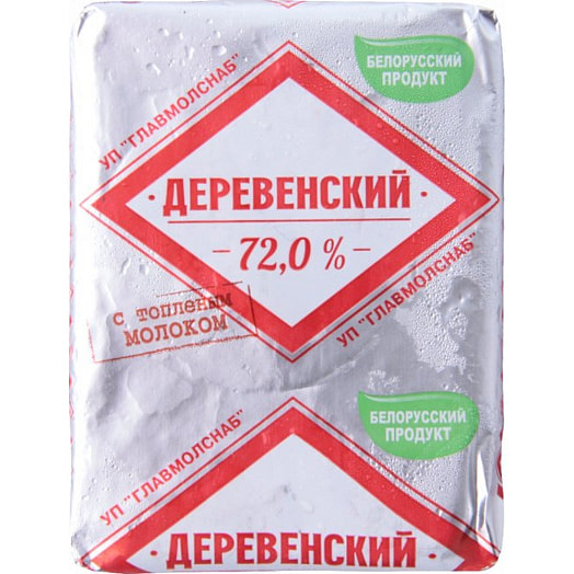 Спред Деревенский 72% 180г фольга Беларусь