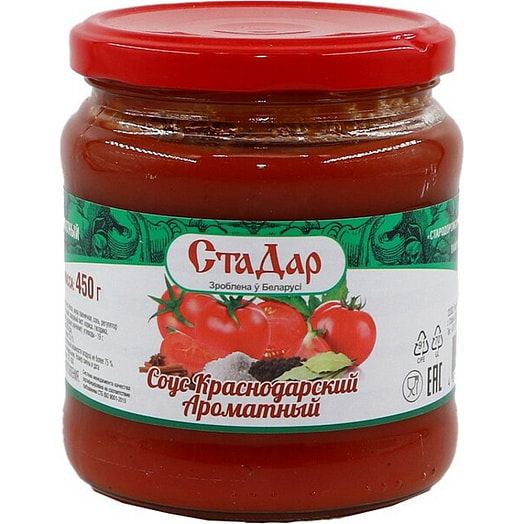 Соус томатный Краснодарский ароматный 450г Стародорожский ПЗ Беларусь
