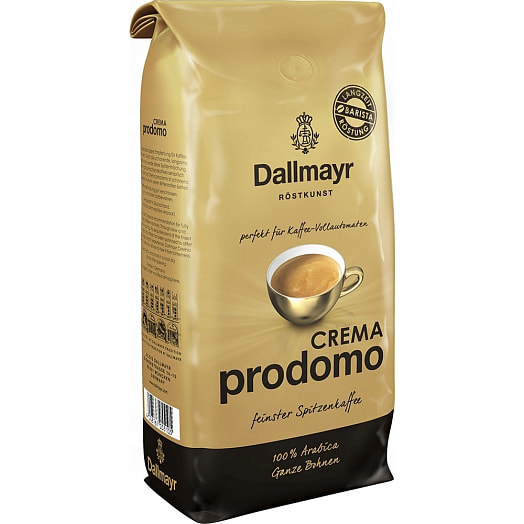 Кофе Dallmayr Crema Prodomo 1кг в/у натуральный в зернах Aldis Dallmayr Германия Dallmayr
