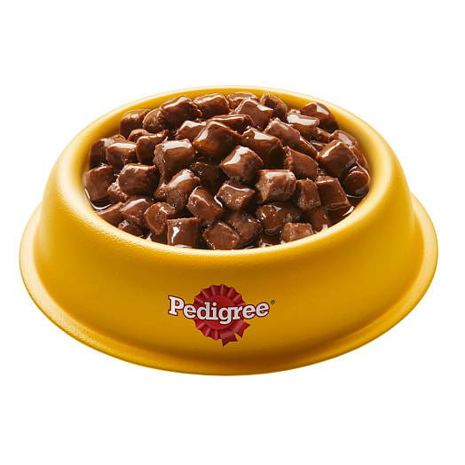 Корм Pedigree для щенков от 1 месяца 85г с говядиной в соусе Mars Россия Mars