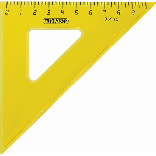 Набор чертежный средний Пифагор пак. неоновый арт.210626 Россия