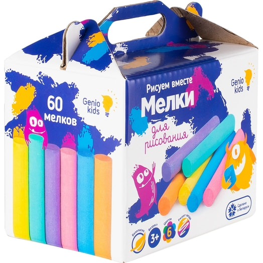 Мелки для рисования арт.MLM60 Беларусь Genio Kids Art