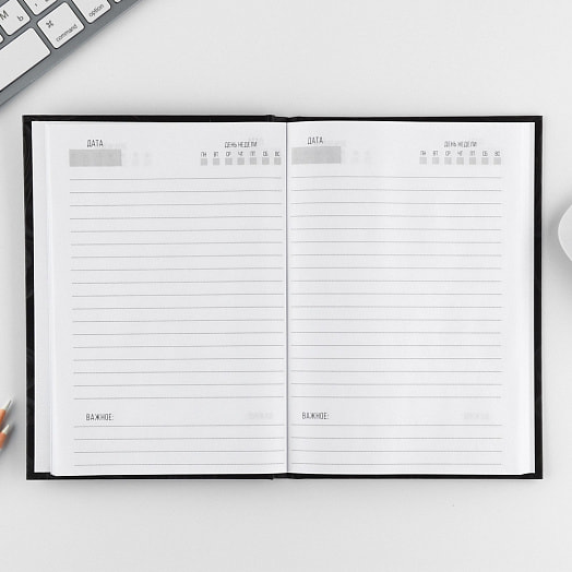 Набор Крутой мужик (ежедневник А5 80л, ручка) арт.7370401 Россия