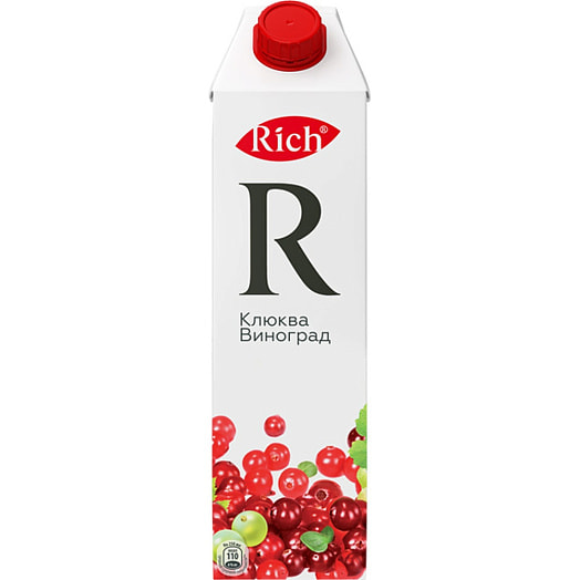 Морс Rich Клюквенно-виноградный 1л тетра-пак АО Мултон Беларусь The Coca-Cola Company