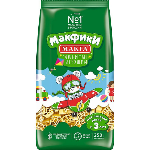 Мак изделия Макфа Макфики Любимые игрушки гр А в/с 250г Россия