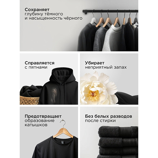 Гель для стирки Synergetic Black Protect 1.5л Россия