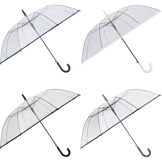 Зонт-трость женский (металл, пластик, 60см) арт.302-014 Россия