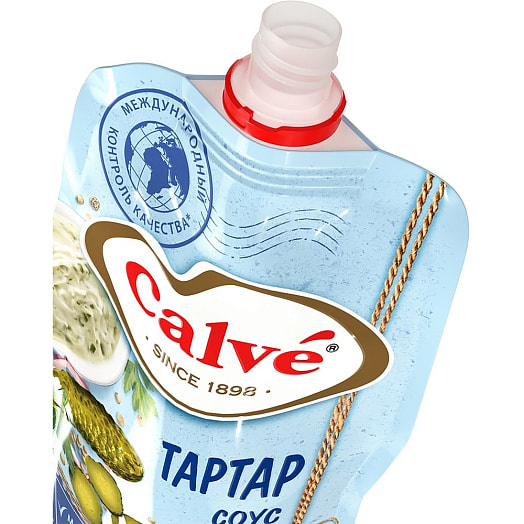 Соус Calve для рыбы тартар 230г дой-пак ООО КДВ Тула Россия