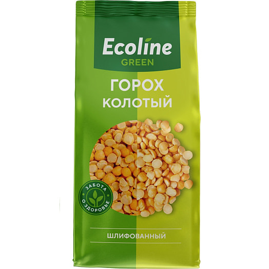 Горох 800г пл. колотый 1 сорт ЭколайнГринн Россия