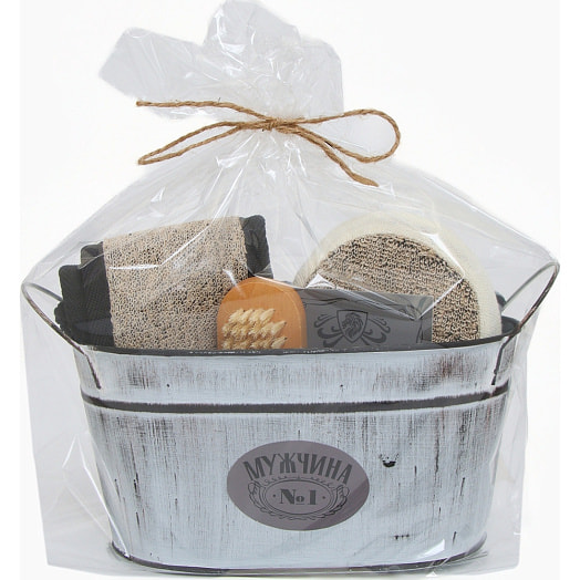 Набор подарочный Мужчина N1 (полотенце, акссесуары 5пр) арт.5635185 Россия