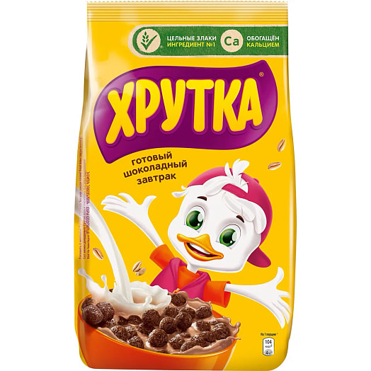Готовый шоколадный завтрак 460г обогащ. кальцием ООО Сириал Партнерс Рус Россия Хрутка