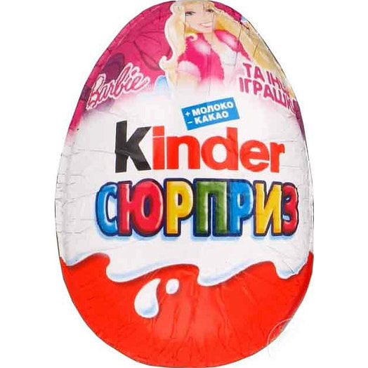Шоколадное яйцо Kinder Surprise (Натунс Девочки) 20г Россия
