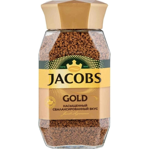 Кофе натур раствор/сублимир Якобс Голд 160г ст/б Россия Jacobs
