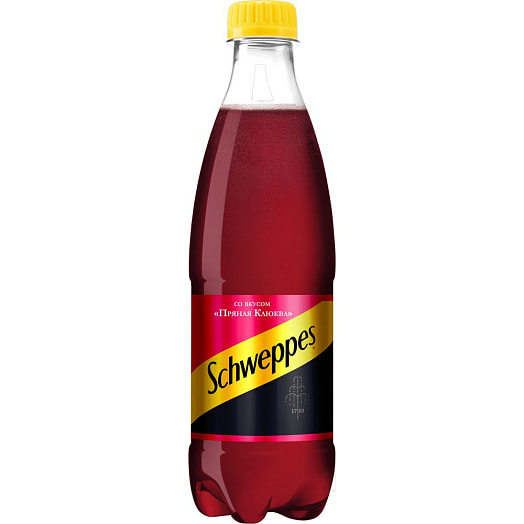 Напиток б/алк Schweppes 500мл вкус пряной клюквы газ. Coca-Cola Беларусь