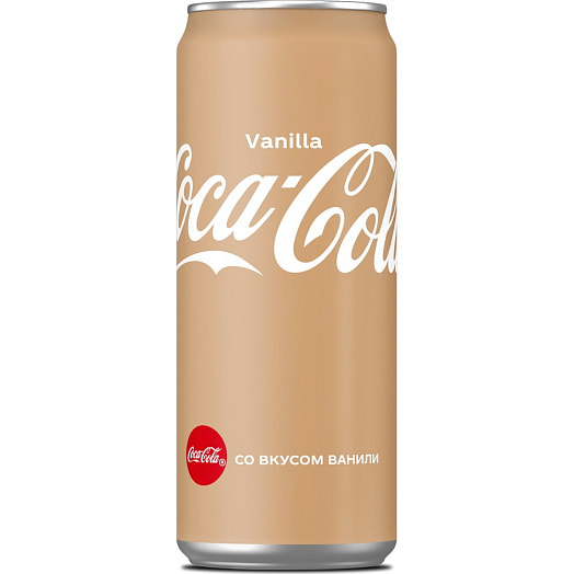Напиток б/алк Coca-Cola Vanilla 330мл ж/б сильногаз. Беларусь