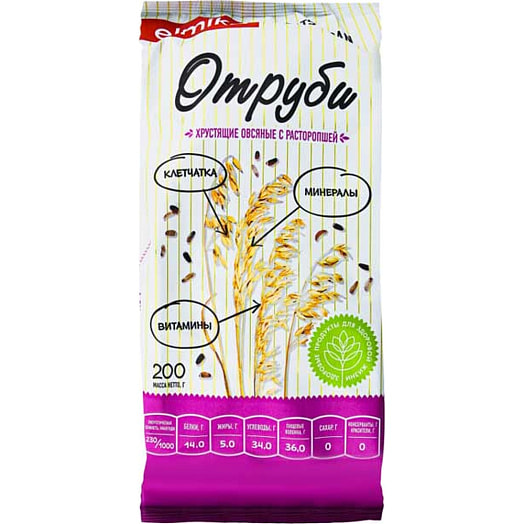 Отруби Эльмика 200г овсяные с расторопшей Россия