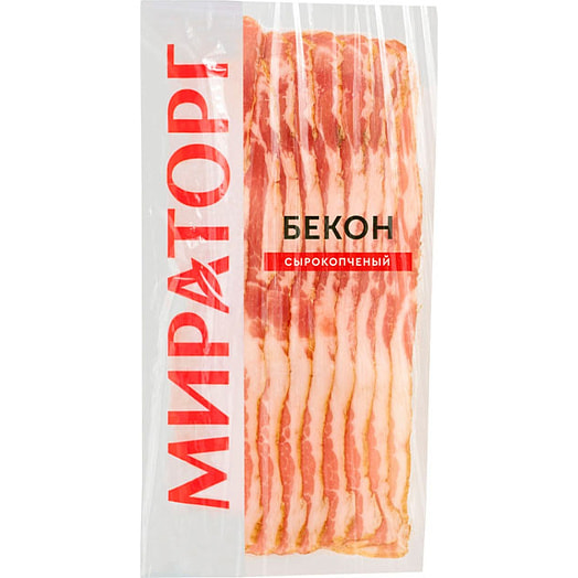 Бекон с/к 180г в/у Россия Мираторг