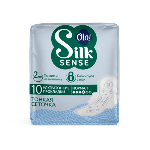 Прокладки ультратонкие Silk Sense ULTRA NORMA шелковая сеточка 10шт ХАЙДЖЕНИК АО Россия Ola!