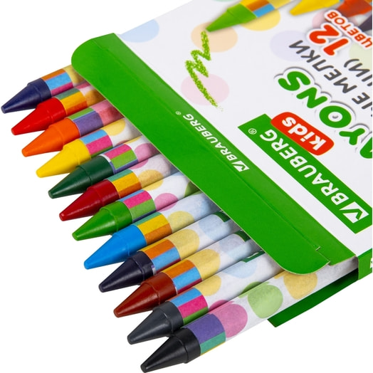 Восковые мелки Brauberg Kids 12 цветов арт.271696 Китай