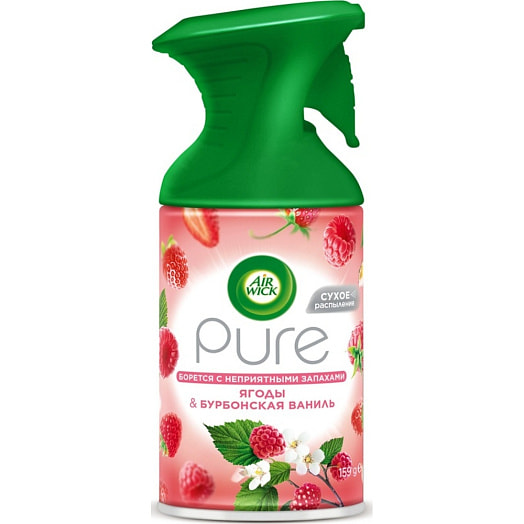 Освежитель воздуха Air Wick Pure Ягоды, бурбонская ваниль 250мл Reckitt Benckiser Россия Air Wick