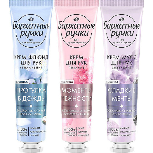 Подарочный набор Коллекция кремов Unilever Россия Бархатные ручки