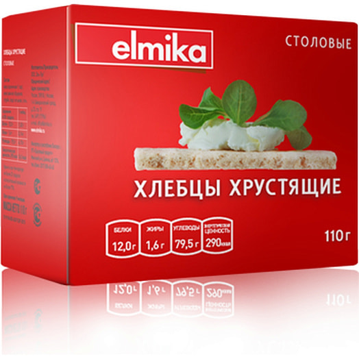 Хлебцы Elmika 110г столовые Россия