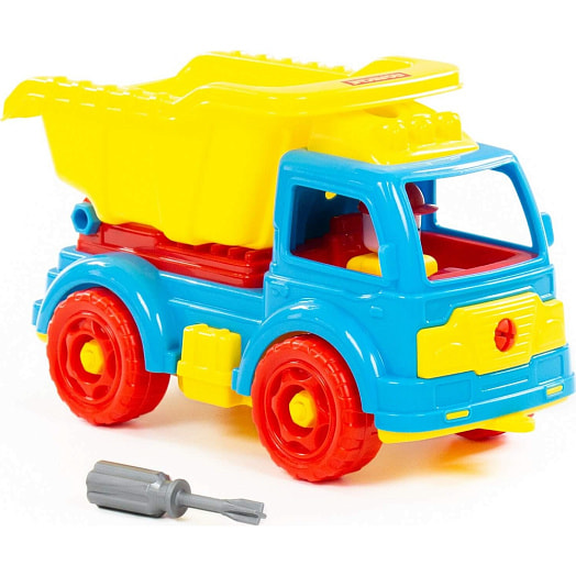 Конструктор-транспорт Автомобиль-самосвал 27 элементов арт.73006 СООО ПП Полесье Беларусь Полесье