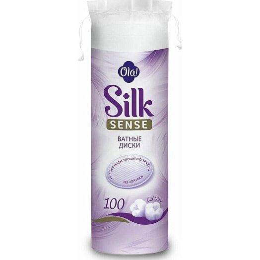 Ватные диски Ola! Silk Sense 100шт Россия Ola!