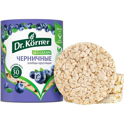 Хлебцы Хлебцы Dr.Korner черничные 100г Россия