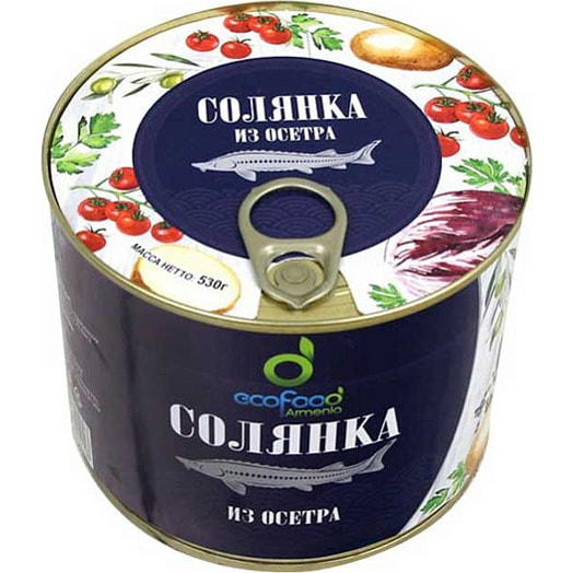 Солянка 530г из осетра ООО Эко Фуд Армения