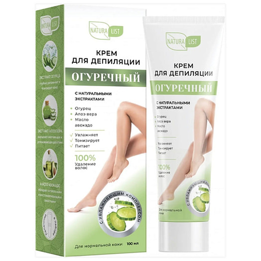 Крем для депиляции Naturalist Огуречный Россия