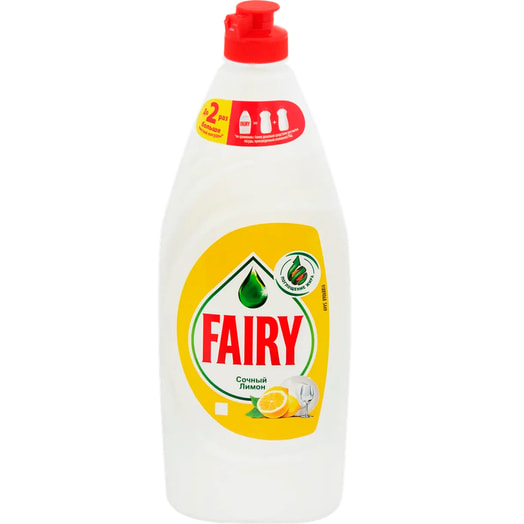 Средство для мытья посуды Fairy 650мл Сочный лимон 650мл Procter & Gamble Россия
