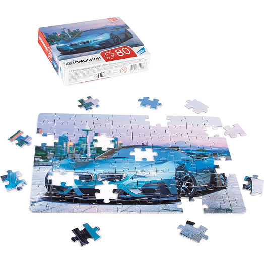 Пазлы 80 Автомобили арт.RI8006C ООО Желтый крокодил Беларусь DREAM MAKERS-BOARD GAMES