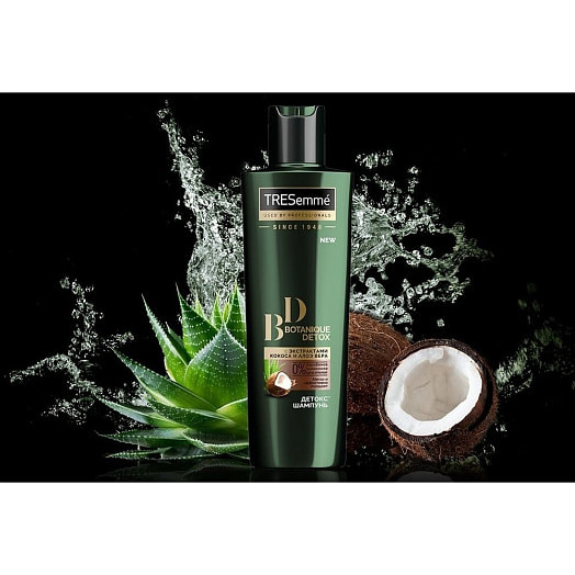 Шампунь для волос Botanique Detox 400мл Unilever Россия Tresemme