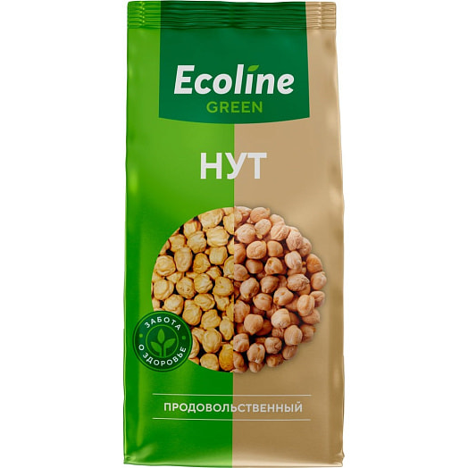 Нут продовольственный Ecoline Green 800г ОО КХ Колос Россия