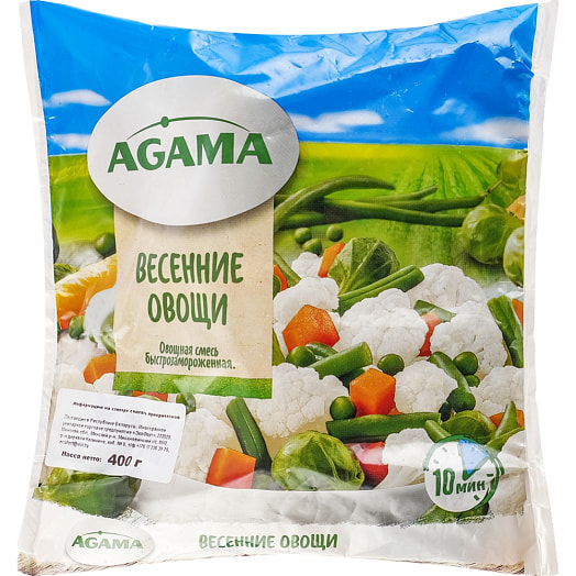 Весенние овощи зам 400г ООО МН-Продакт Россия Agama
