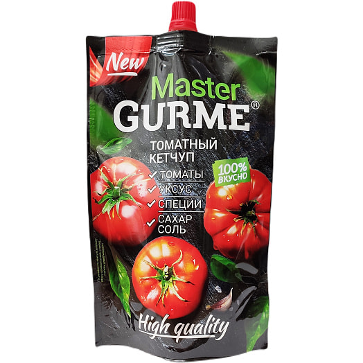 Кетчуп Master Gurme 300г дой-пак Томатный АО ЭФКО Россия
