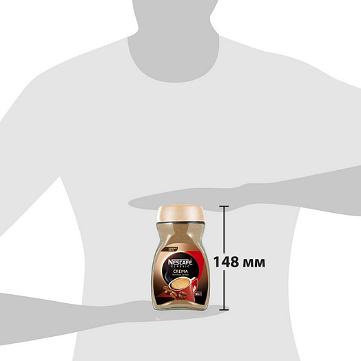 Кофе Nescafe Classic crema 95г растворимый Россия