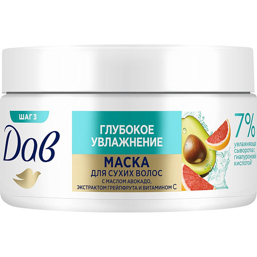 Маска для волос Dove 300мл глубокое увлажнение Unilever Россия Dove