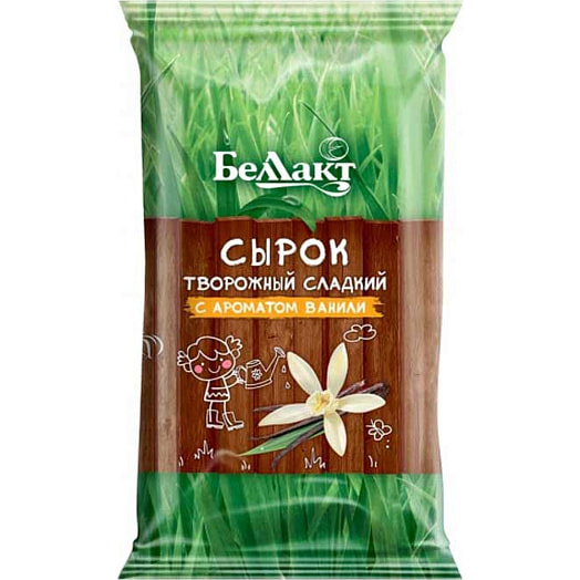 Сырок творожный Беллакт 100г сладкий ваниль Беларусь